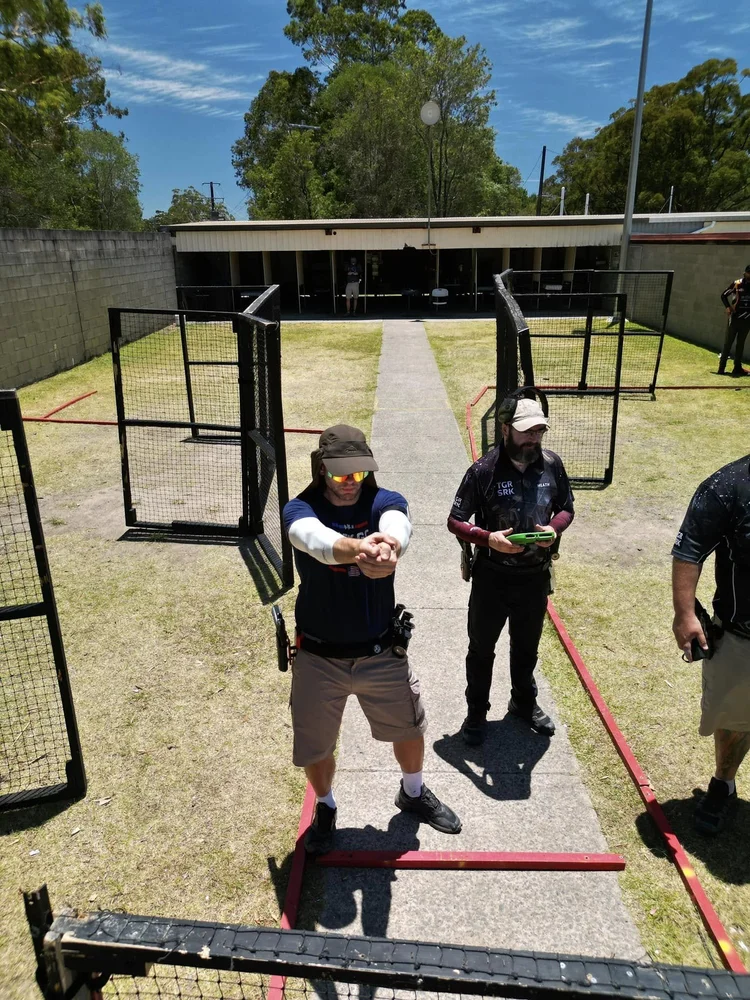 Members of the club at the range